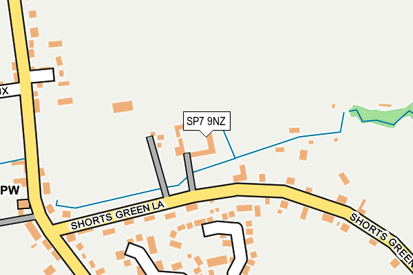 SP7 9NZ map - OS OpenMap – Local (Ordnance Survey)