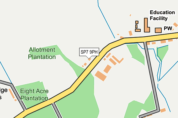 SP7 9PH map - OS OpenMap – Local (Ordnance Survey)