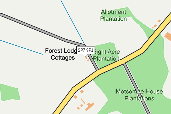 SP7 9PJ map - OS OpenMap – Local (Ordnance Survey)