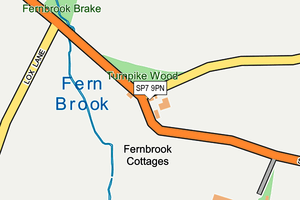 SP7 9PN map - OS OpenMap – Local (Ordnance Survey)