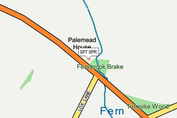 SP7 9PR map - OS OpenMap – Local (Ordnance Survey)