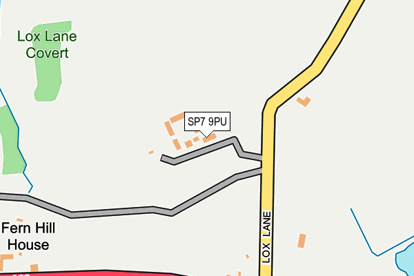 SP7 9PU map - OS OpenMap – Local (Ordnance Survey)