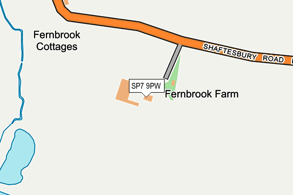 SP7 9PW map - OS OpenMap – Local (Ordnance Survey)