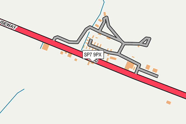 SP7 9PX map - OS OpenMap – Local (Ordnance Survey)