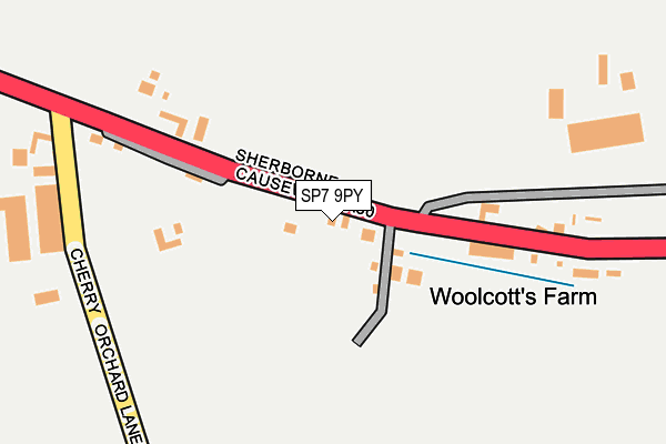 SP7 9PY map - OS OpenMap – Local (Ordnance Survey)