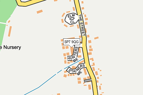 SP7 9QG map - OS OpenMap – Local (Ordnance Survey)