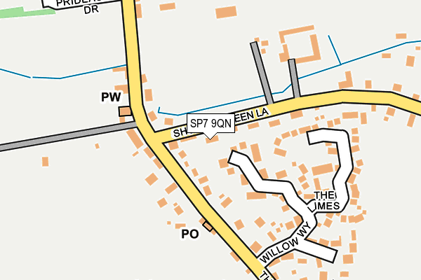 SP7 9QN map - OS OpenMap – Local (Ordnance Survey)