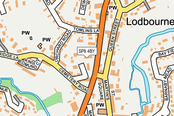SP8 4BY map - OS OpenMap – Local (Ordnance Survey)