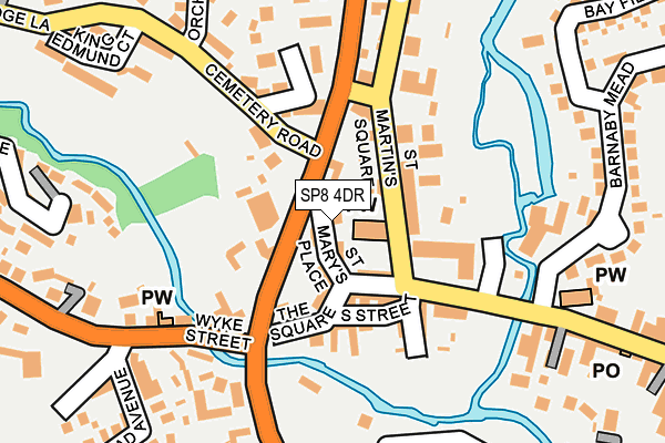 SP8 4DR map - OS OpenMap – Local (Ordnance Survey)