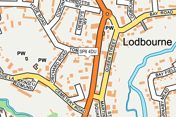 SP8 4DU map - OS OpenMap – Local (Ordnance Survey)