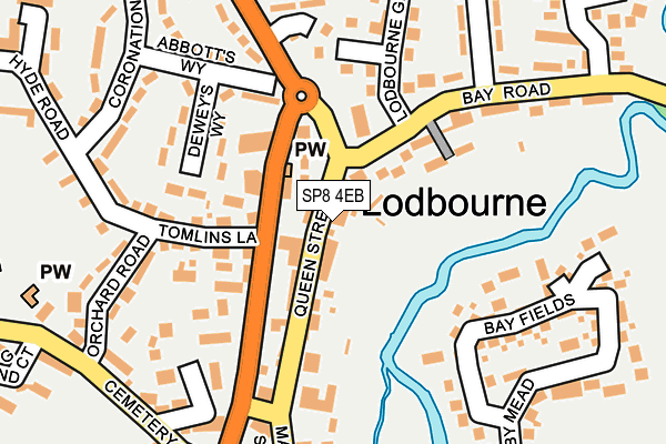 SP8 4EB map - OS OpenMap – Local (Ordnance Survey)