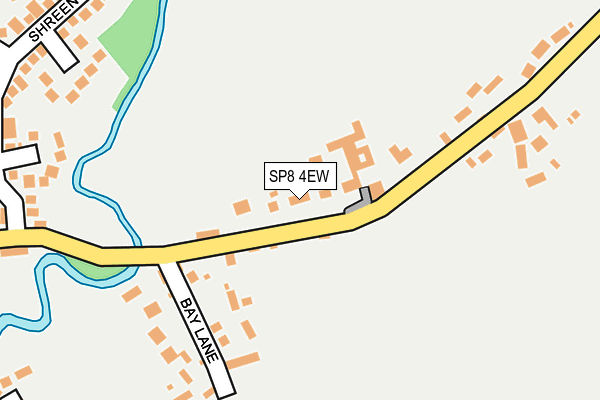 SP8 4EW map - OS OpenMap – Local (Ordnance Survey)