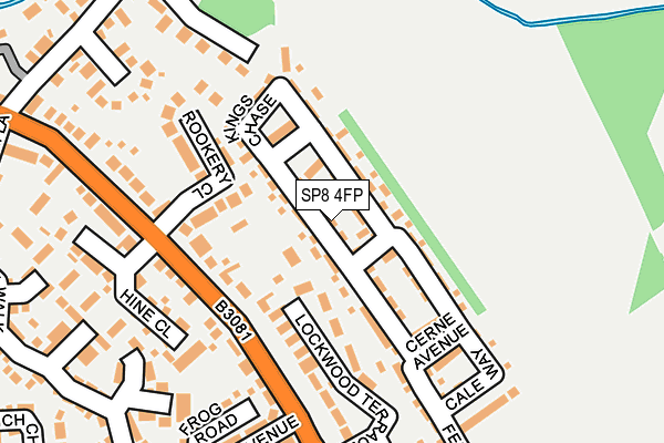 SP8 4FP map - OS OpenMap – Local (Ordnance Survey)