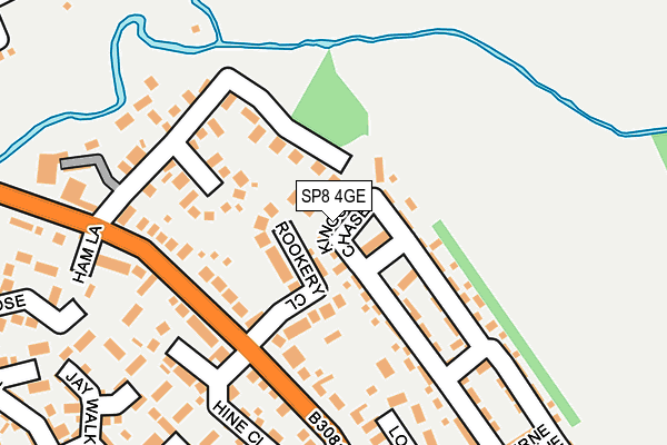 SP8 4GE map - OS OpenMap – Local (Ordnance Survey)