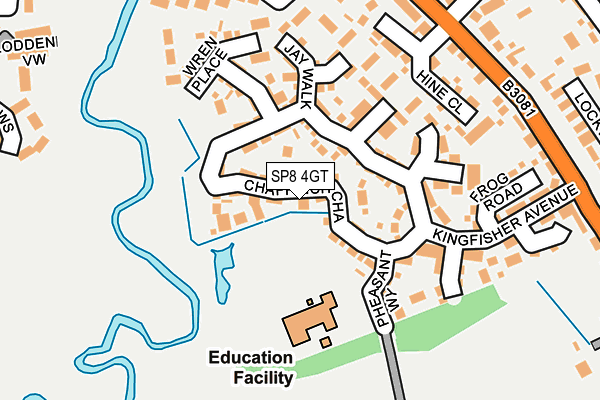 SP8 4GT map - OS OpenMap – Local (Ordnance Survey)