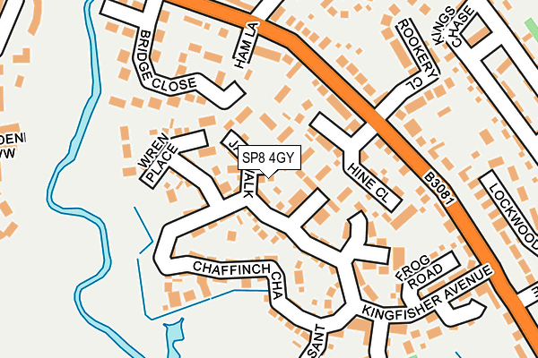 SP8 4GY map - OS OpenMap – Local (Ordnance Survey)