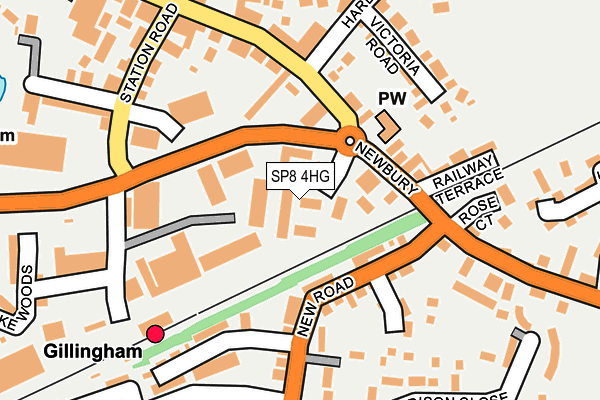 SP8 4HG map - OS OpenMap – Local (Ordnance Survey)