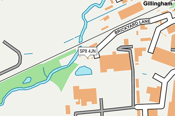 SP8 4JN map - OS OpenMap – Local (Ordnance Survey)