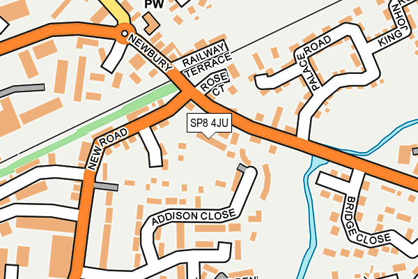 SP8 4JU map - OS OpenMap – Local (Ordnance Survey)