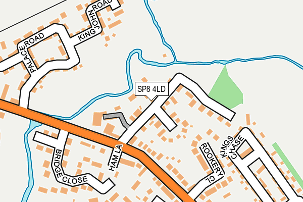 SP8 4LD map - OS OpenMap – Local (Ordnance Survey)