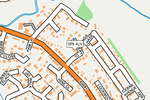 SP8 4LH map - OS OpenMap – Local (Ordnance Survey)