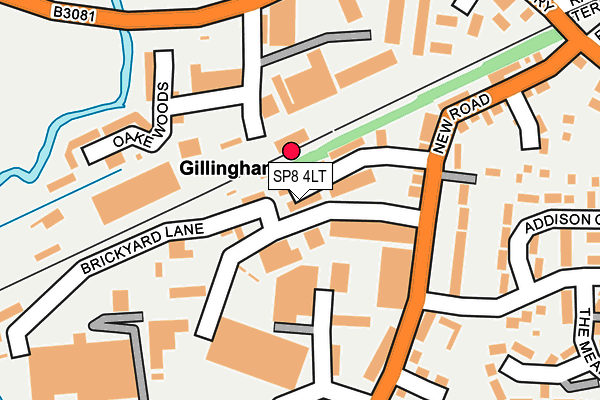 SP8 4LT map - OS OpenMap – Local (Ordnance Survey)