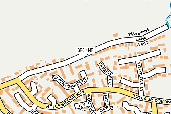 SP8 4NR map - OS OpenMap – Local (Ordnance Survey)