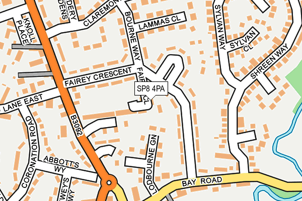 SP8 4PA map - OS OpenMap – Local (Ordnance Survey)