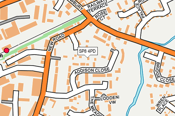 SP8 4PD map - OS OpenMap – Local (Ordnance Survey)