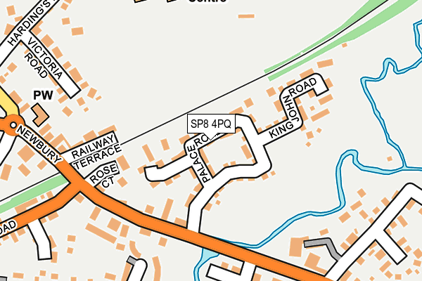 SP8 4PQ map - OS OpenMap – Local (Ordnance Survey)
