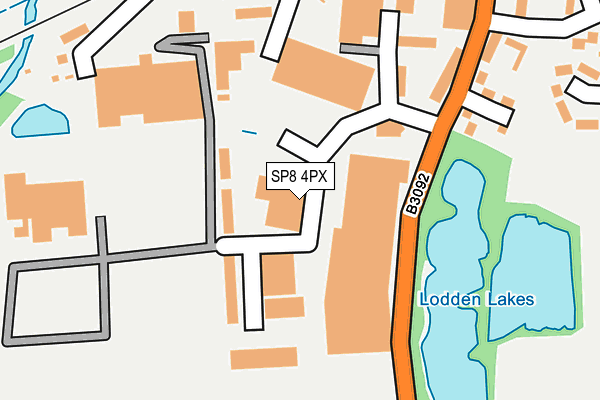 SP8 4PX map - OS OpenMap – Local (Ordnance Survey)