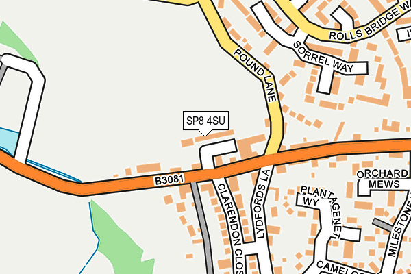 SP8 4SU map - OS OpenMap – Local (Ordnance Survey)