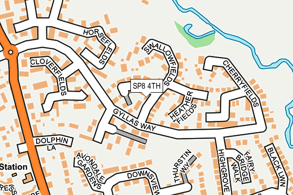 SP8 4TH map - OS OpenMap – Local (Ordnance Survey)