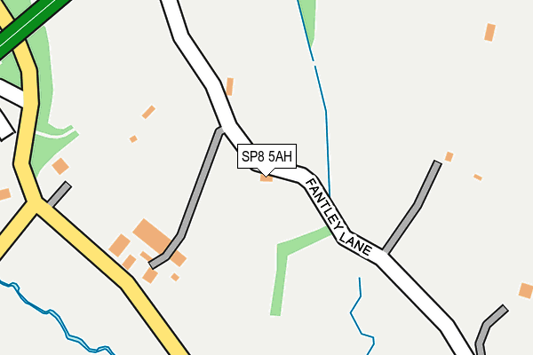 SP8 5AH map - OS OpenMap – Local (Ordnance Survey)