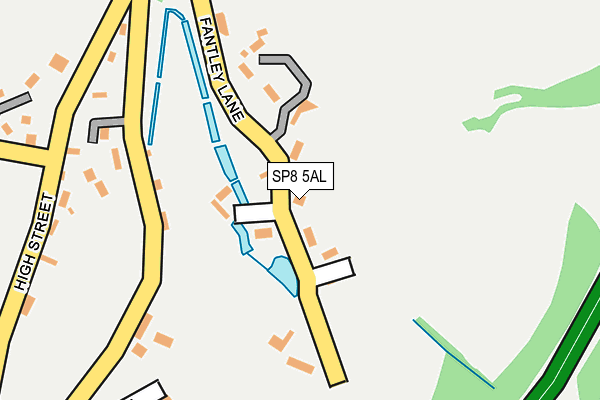 SP8 5AL map - OS OpenMap – Local (Ordnance Survey)