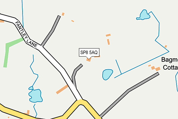 SP8 5AQ map - OS OpenMap – Local (Ordnance Survey)