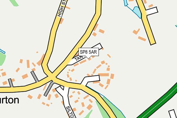 SP8 5AR map - OS OpenMap – Local (Ordnance Survey)