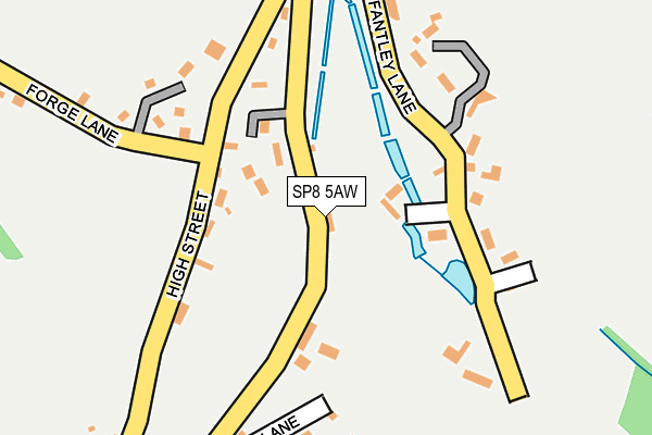 SP8 5AW map - OS OpenMap – Local (Ordnance Survey)