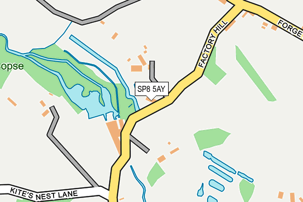 SP8 5AY map - OS OpenMap – Local (Ordnance Survey)