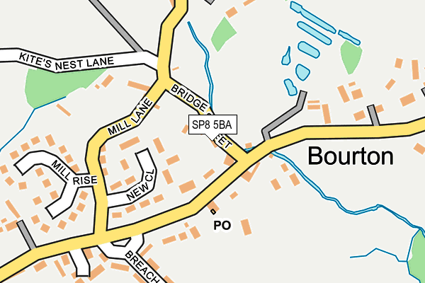 SP8 5BA map - OS OpenMap – Local (Ordnance Survey)