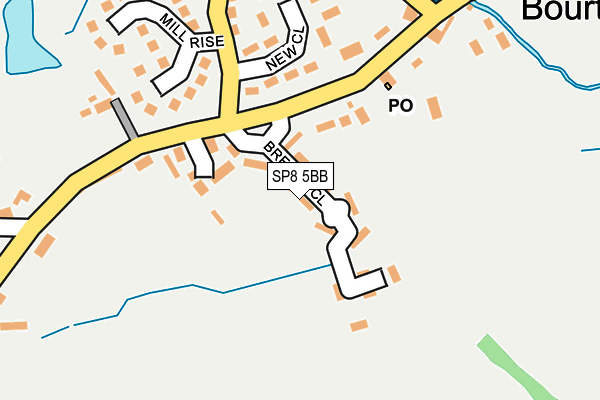 SP8 5BB map - OS OpenMap – Local (Ordnance Survey)