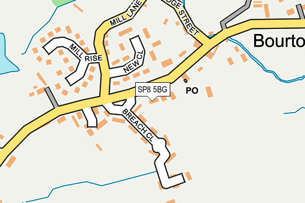 SP8 5BG map - OS OpenMap – Local (Ordnance Survey)