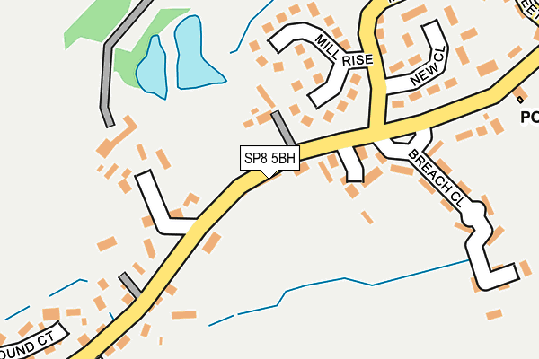 SP8 5BH map - OS OpenMap – Local (Ordnance Survey)