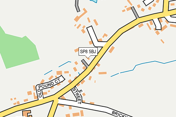 SP8 5BJ map - OS OpenMap – Local (Ordnance Survey)