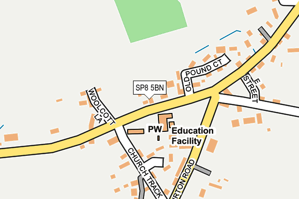 SP8 5BN map - OS OpenMap – Local (Ordnance Survey)