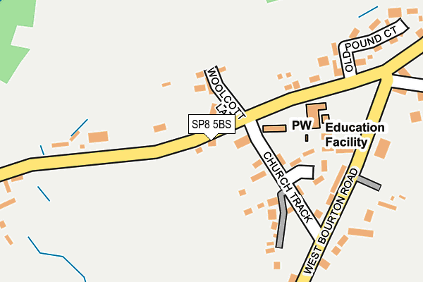 SP8 5BS map - OS OpenMap – Local (Ordnance Survey)