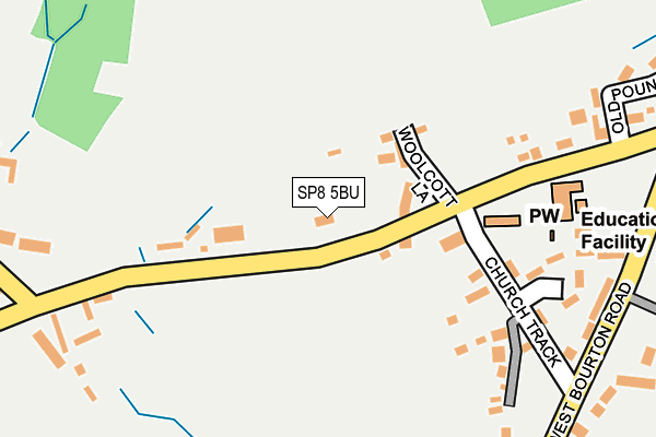 SP8 5BU map - OS OpenMap – Local (Ordnance Survey)