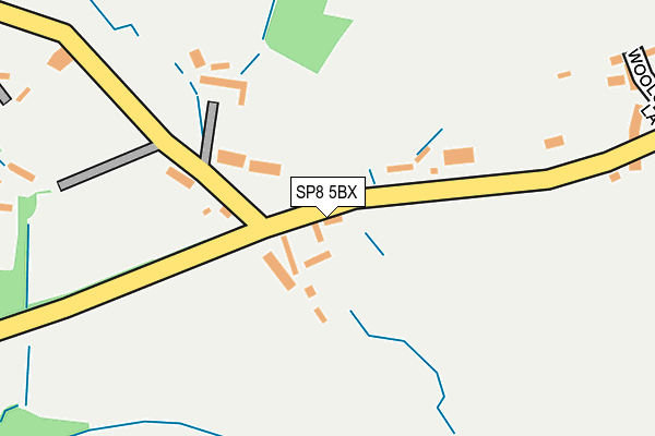 SP8 5BX map - OS OpenMap – Local (Ordnance Survey)