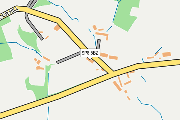 SP8 5BZ map - OS OpenMap – Local (Ordnance Survey)