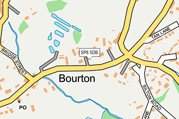 SP8 5DB map - OS OpenMap – Local (Ordnance Survey)